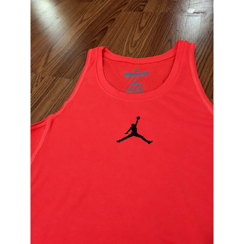 Jordan Training Dri-FIT Men's S Red Compression Tank Top Basketball - Picture 3 of 5